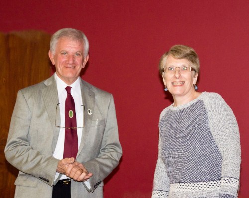 Lynn Whittick introducing Ray Barrett